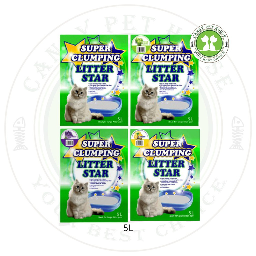 Super Clumping Litter Star Crystal Cat Litter 5L