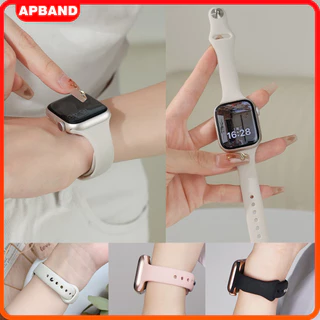 สายนาฬิกาข้อมือซิลิโคน สําหรับ AW Watch 49 มม.Ultra/SE 3 46 มม. 44 มม. 41 42 มม. 45 40/38 มม. for i-watch Series 11 10 9