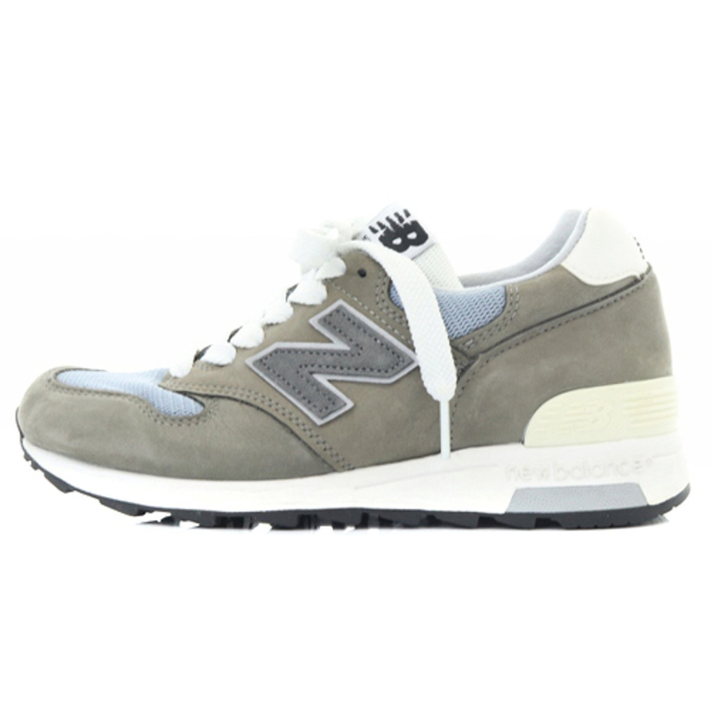 New Balance M1400WA Logo Suede Sneakers 23cm Gray Direct from Japan Secondhand