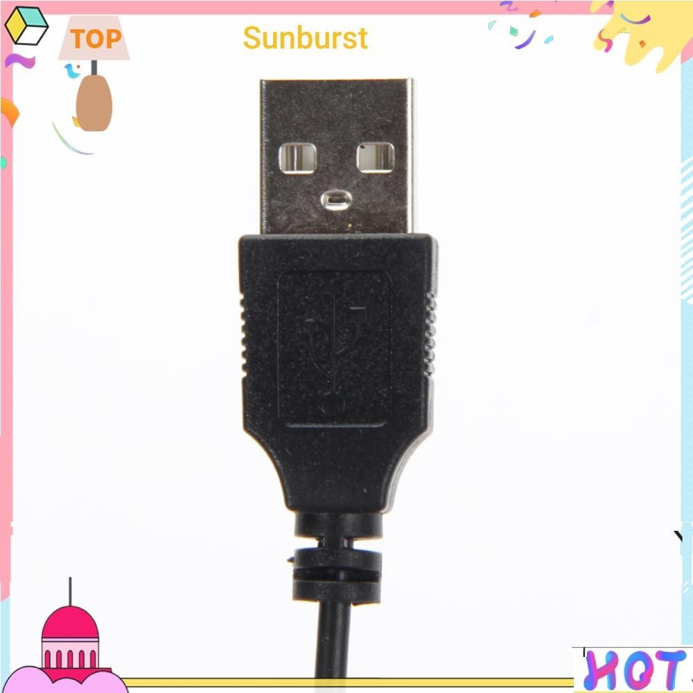 เมาส์ออปติคอล แบบใช้สาย USB 3D ขนาดเล็ก สําหรับคอมพิวเตอร์ แล็ปท็อป PC [Sunburst11.th]