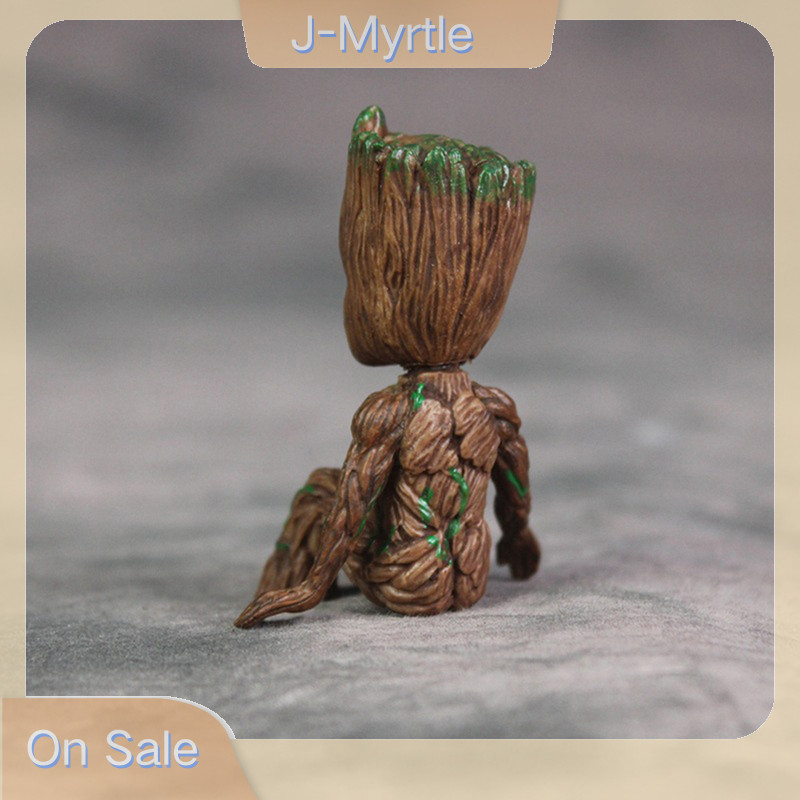 J-myrtle Groot โมเดลตุ๊กตาฟิกเกอร์ Guardians Of The Galaxy Tree Man ขนาด 6 ซม. ของเล่นสําหรับเด็ก