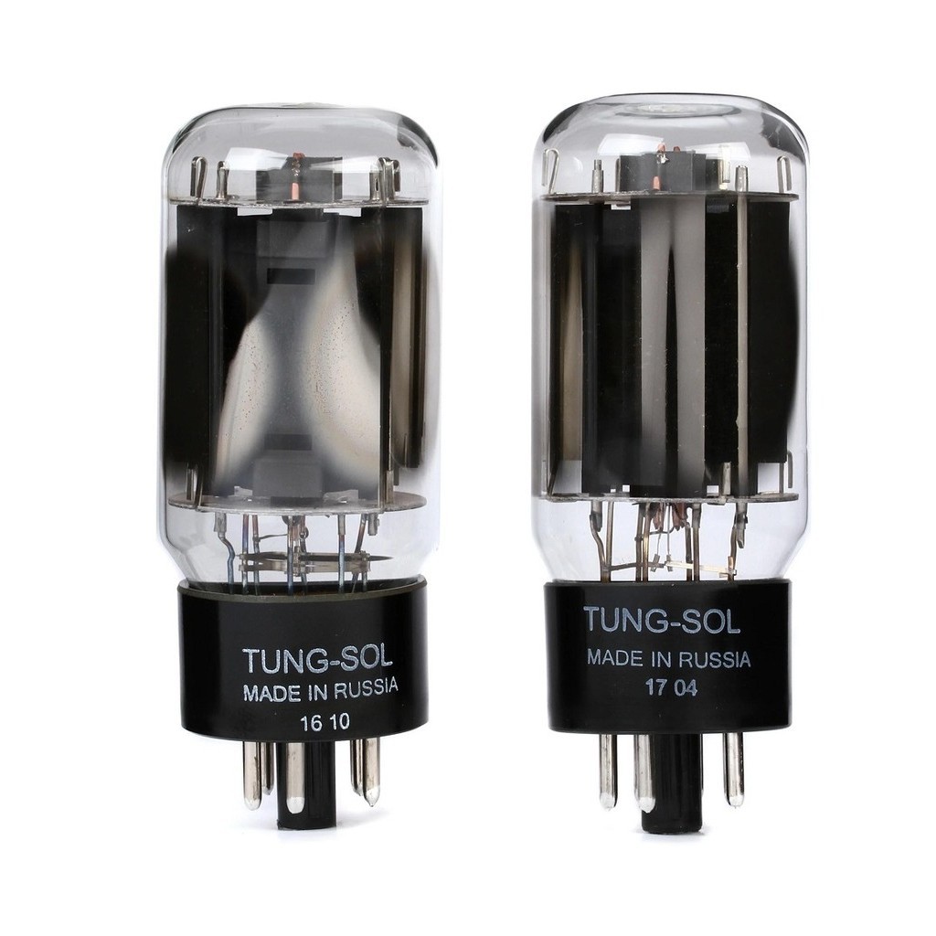 Tung-Sol 6L6GC-STTR Power Tube - จับคู่แพลตตินัม (2 หลอด)