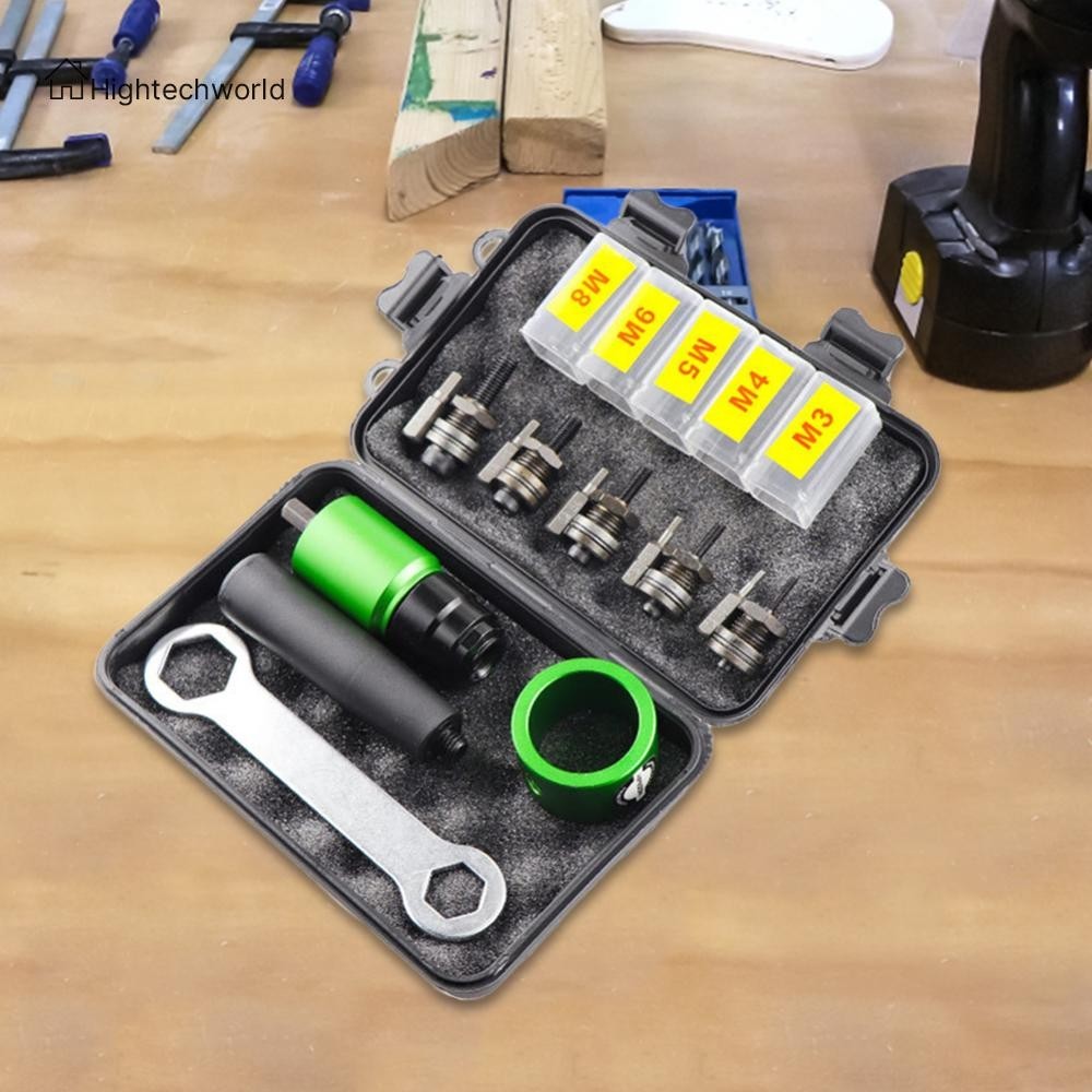 [Hightechworld.th] ปืนยิงรีเวทนัท อลูมิเนียมอัลลอย สําหรับสว่านไฟฟ้า #