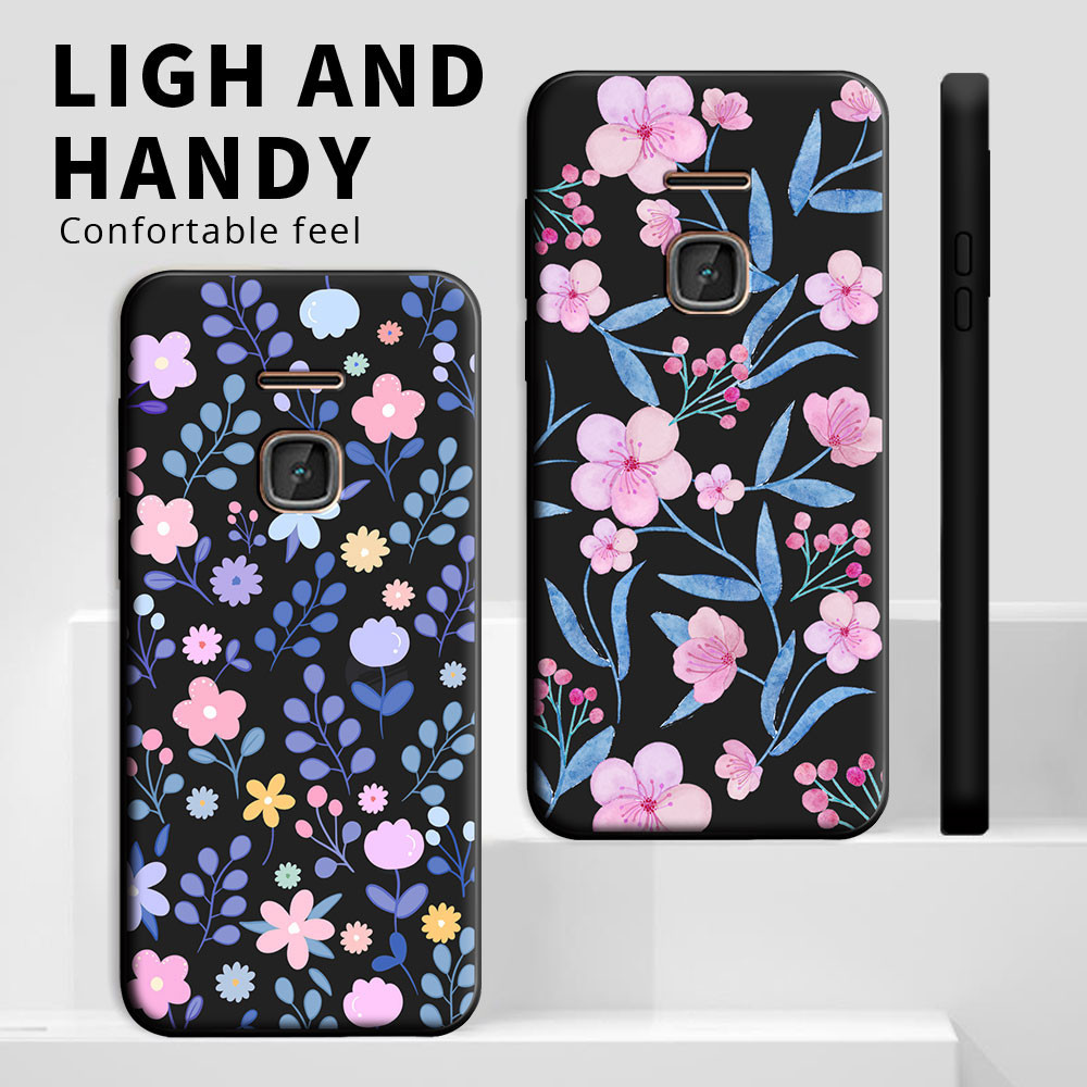 For Nokia 225 215 4G Case Soft Silicone TPU New Floral Butterfly Fashion Couple Style Phone Casing For Nokia 215 225 Back Cover