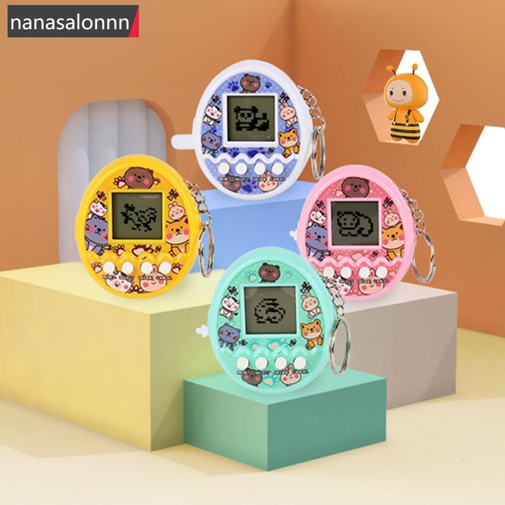 Nanasn| เกมทามาก็อตจิอิเล็กทรอนิกส์ 168 In 1 ขนาดเล็ก ของเล่นสําหรับเด็ก H7S3