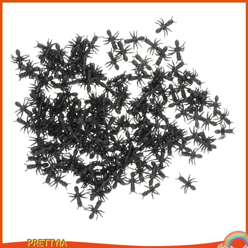 [สวย] 200 ชิ้นมดปลอมโมเดลตัวเลขอุปกรณ์ปาร์ตี้ฮาโลวีนของเล่น