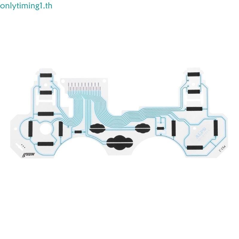 Onlytiming สายเคเบิลฟิล์มวงจรคีย์บอร์ด PCB SA1Q194A แบบเปลี่ยน สําหรับ PS3 Sony Game Vibration C