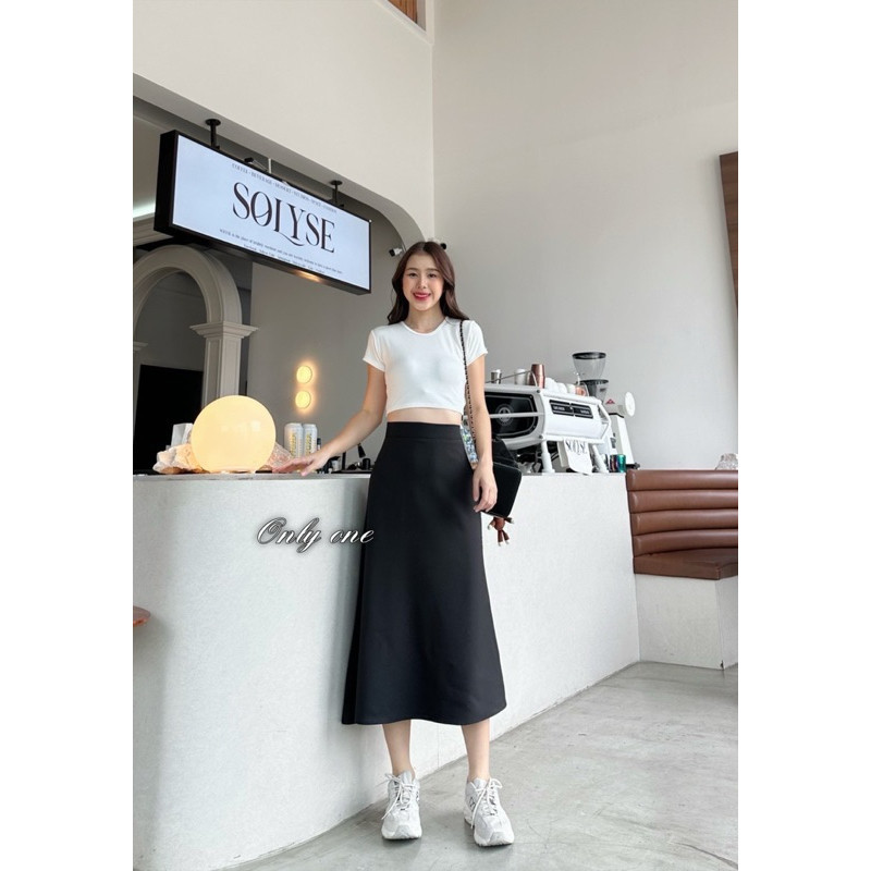 กระโปรงเทนนิส New (008) Mermaid | กระโปรงยาวเอวสูง หางปลา Y2K