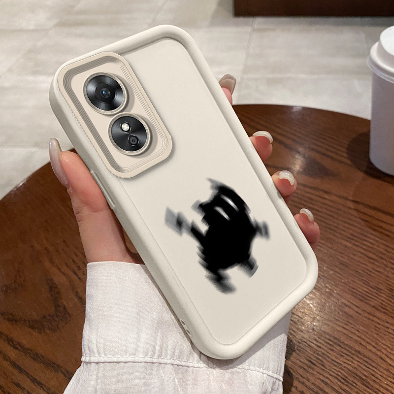 สําหรับOppo A18 A17 สําหรับOppoA18 OPOP 0PP0 A18 OPสําหรับOppoA17 ปลอกHP Softcase Kesingน่ารักซิลิโค