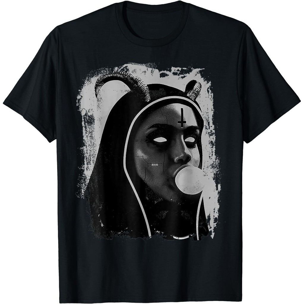 Lilith หญิง Devils Gothic Pagan Samael Witchcraft Occult Tee