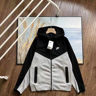 เสื้อแจ็กเก็ตคาร์ดิแกนลําลอง มีฮู้ด เหมาะกับการวิ่ง แฟชั่นฤด…