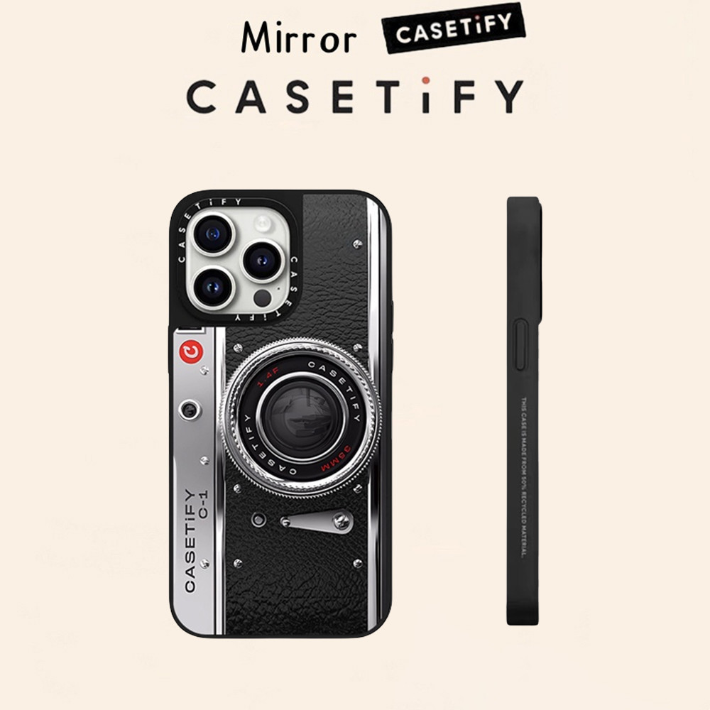 Casetify เคสโทรศัพท์มือถือกระจก กันกระแทก สําหรับ IPhone 15 Pro Max 15 Pro 15 14 13 12 11 Pro Max