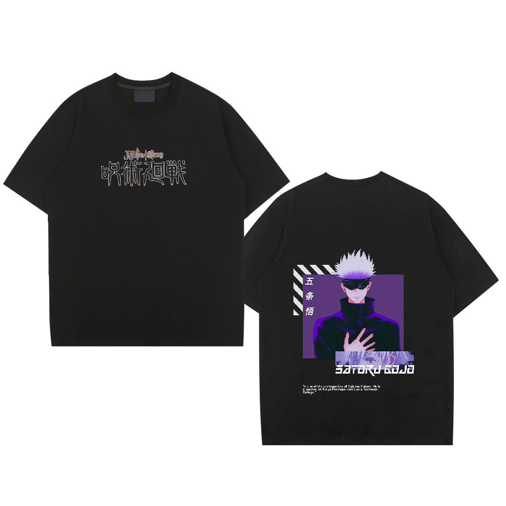 Flash Sale เสื้อ Jujutsu Kaisen Anime การพิมพ์ เสื้อยืด ระบายอากาศได้ สะดวกสบาย ผ้าฝ้าย ลมถนนญี่ปุ่น ท็อปส์