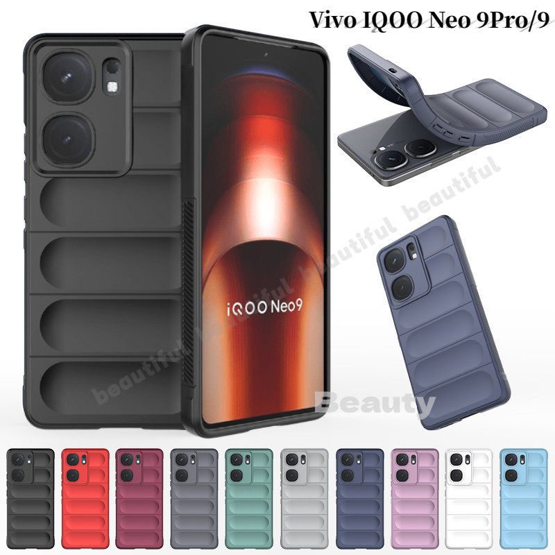 เคสกันกระแทกสําหรับ VIVO Iqoo Neo 9 Pro 5G เคสโทรศัพท์ IQOONEO9 NEO9 9Neo Neo9p ปลอกกล้องปกป้องนุ่ม Neo9pro ซิลิโคนกลับกรณี Iqoo Neo9s Pro Neo 9spro Neo8 Z9 X Z8 Pro