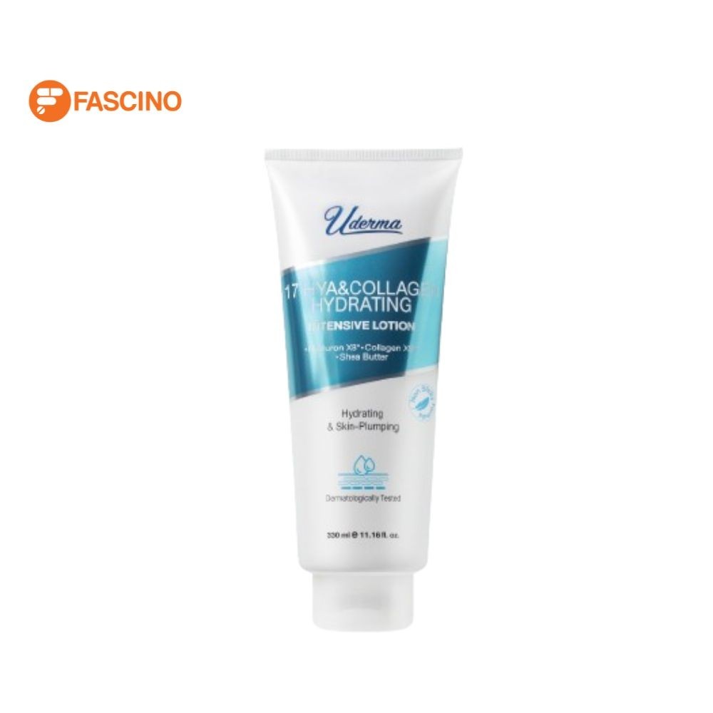 UDERMA 17 HYA&Collagen Hydrating Intensive Lotion โลชั่นผิวกายสำหรับผิวแห้ง เพื่อผิวนุ่มชุ่มชื้น (33