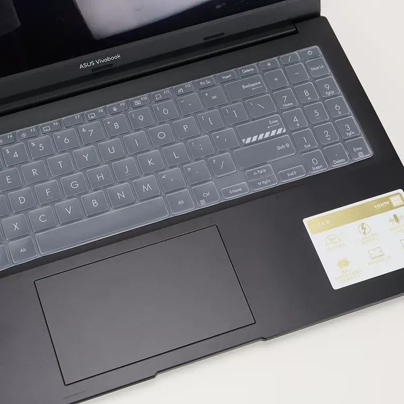 แผ่นซิลิโคนครอบคีย์บอร์ดแล็ปท็อป 16 นิ้ว สําหรับ ASUS Vivobook 16x M1603Q X1605 M1605Y N7601 Vivobook 15 M1503Q M1502 X1502ZA X1502Z A1502 K3502Z