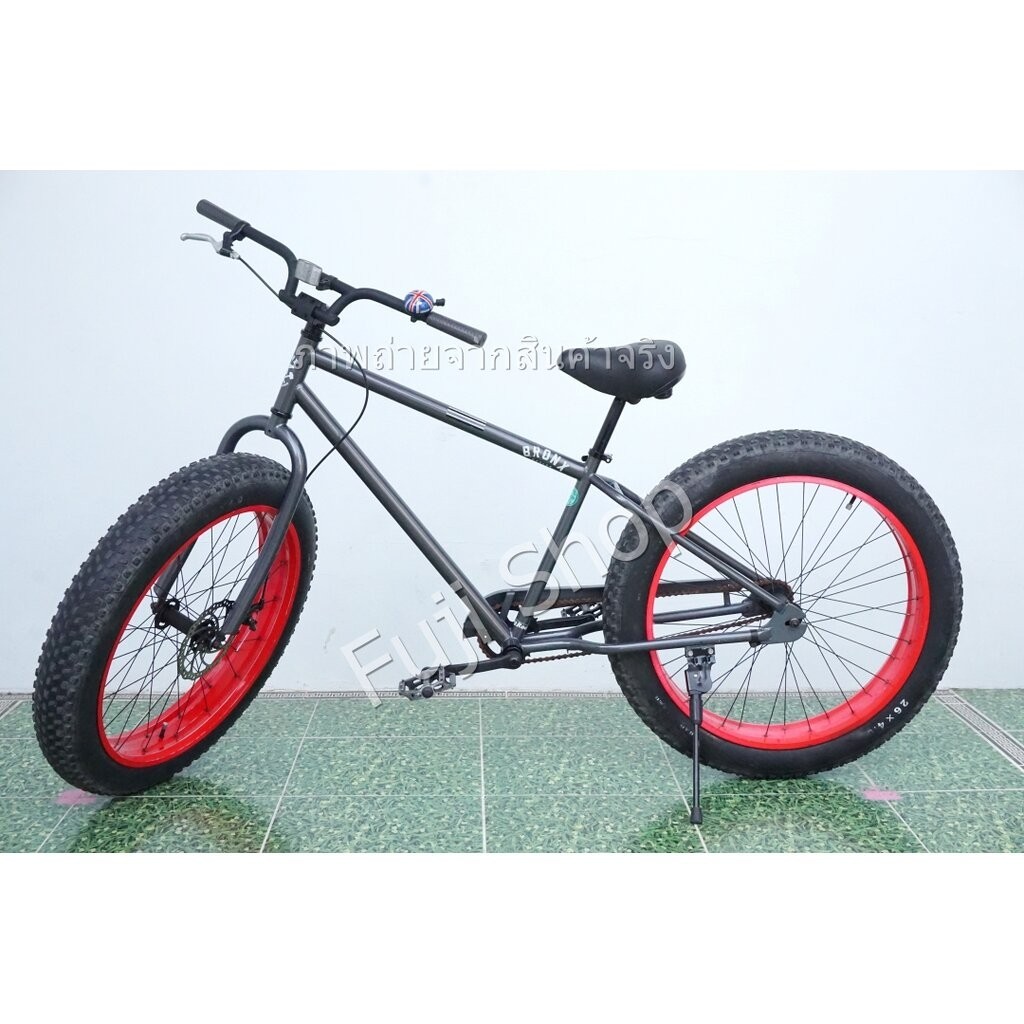 จักรยานญี่ปุ่น - ล้อ 26 นิ้ว - Fixed Gear - Bronx - สีดำ [จักรยานมือสอง]