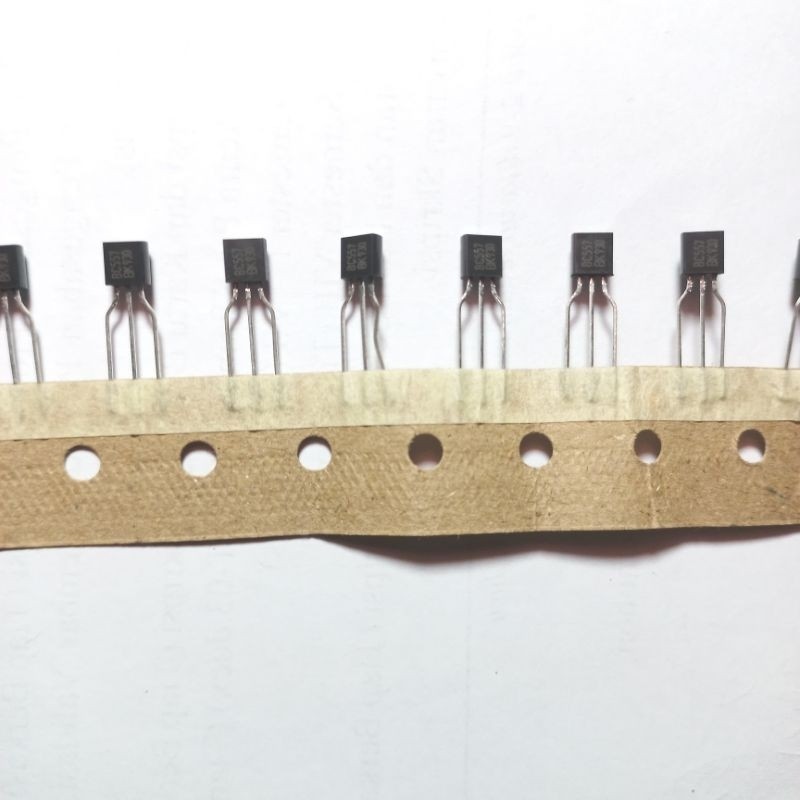 BC557 ต้นฉบับขนาดเล็กต้นฉบับ BC 557 C557 BC ทรานซิสเตอร์ TR ORI ต้นฉบับ Fajar electro 2