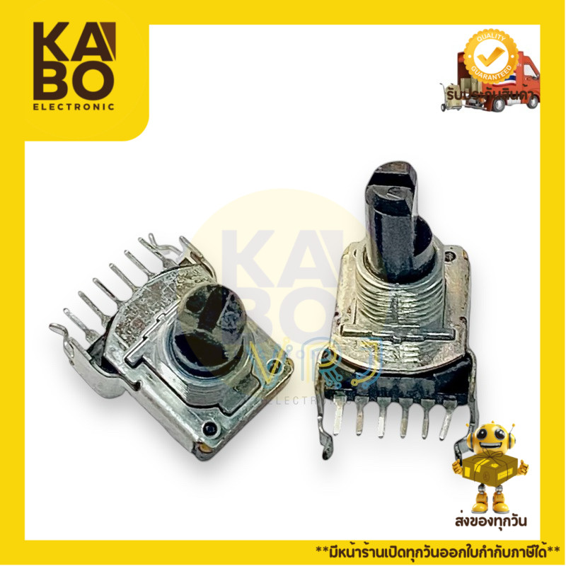 VR วอลลุ่ม 20K 50K 6ขา แกนผ่า 10mm ตัวเหลี่ยม (ราคาต่อ 1ชิ้น)