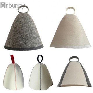 หมวกซาวน่าแบบหนาความทนทานครอบคลุมหูป้องกันหน้าผากสบาย