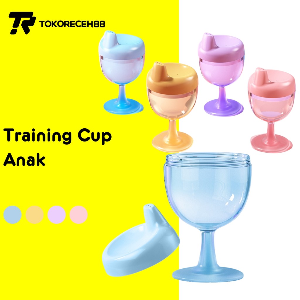Tokoreceh88 Training Cup Baby Wine Childrens Milk Cup ถ้วยหัดดื่มเด็ก BPA Free 150ML