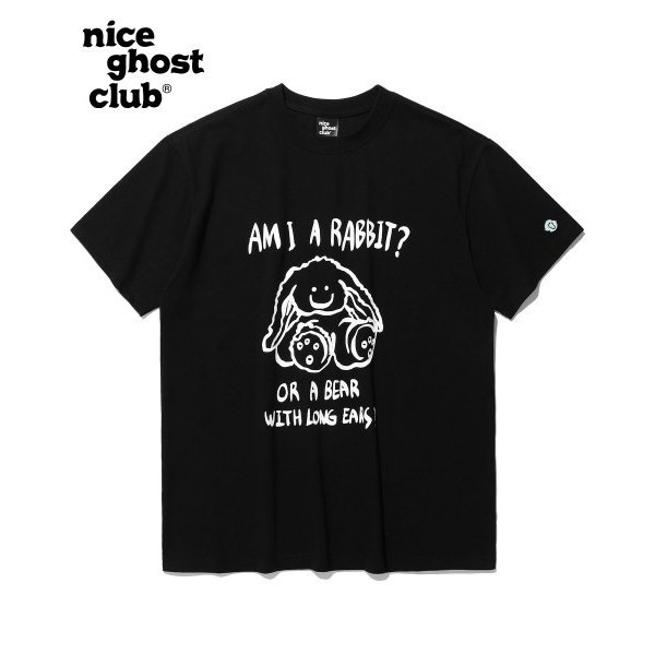 ✨พร้อมส่ง✨ALAND เสื้อ Nice Ghost Club RABBIT OR BEAR TEES-5XL