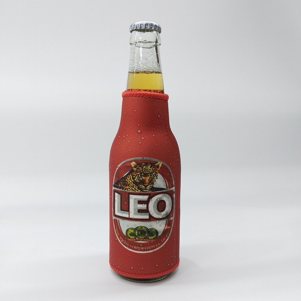 Leo ปลอกหุ้มขวดเบียร์เก็บความเย็น