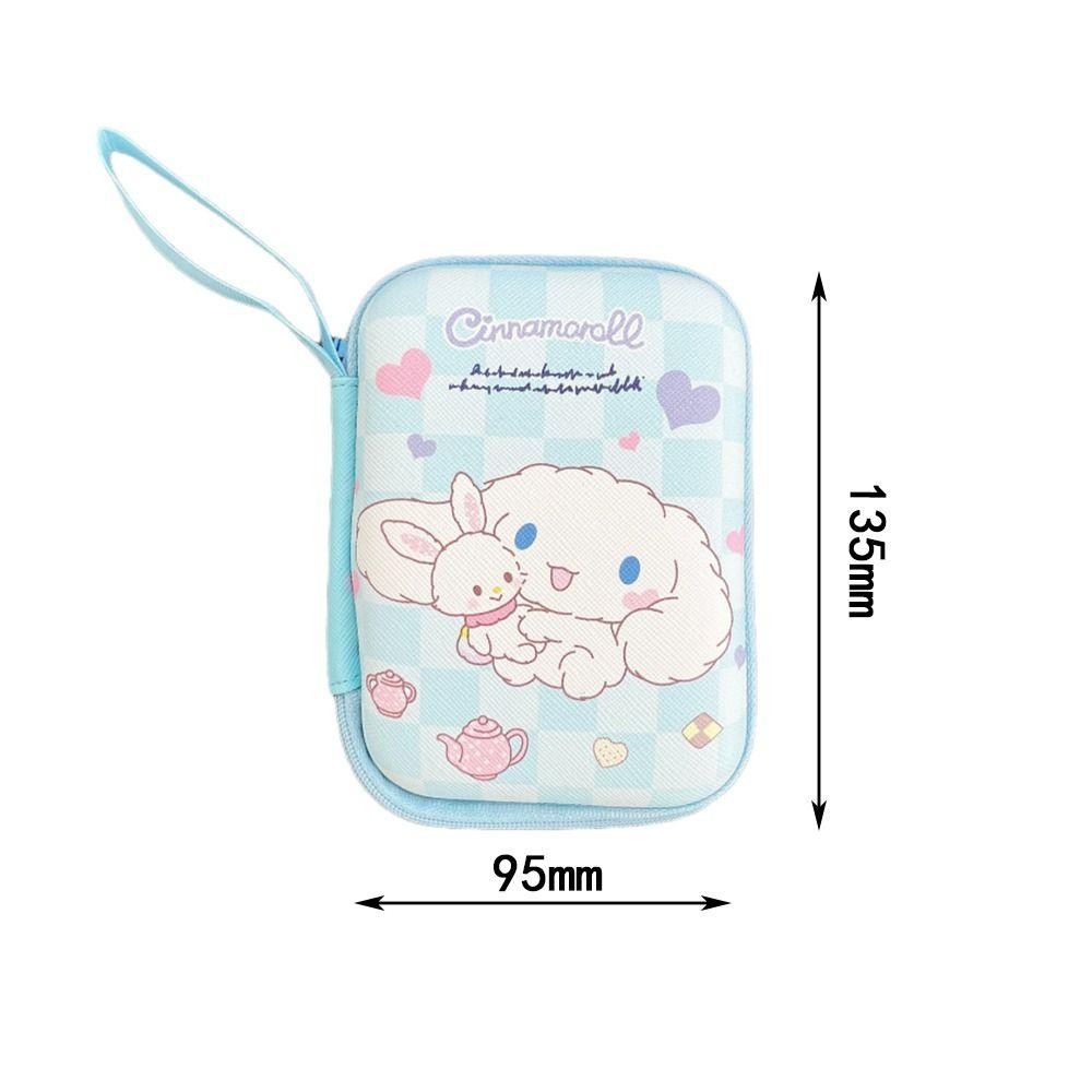 โมลิลี่เอชดี สายชาร์จฝาครอบป้องกัน,กล่องเก็บสายเคเบิลข้อมูลสี่เหลี่ยม ปู่,แฟชั่นการ์ตูนความจุขนาดใหญ่ลิปสติกการ์ดเหรียญออแกไนเซอร์สําหรับเดินทา