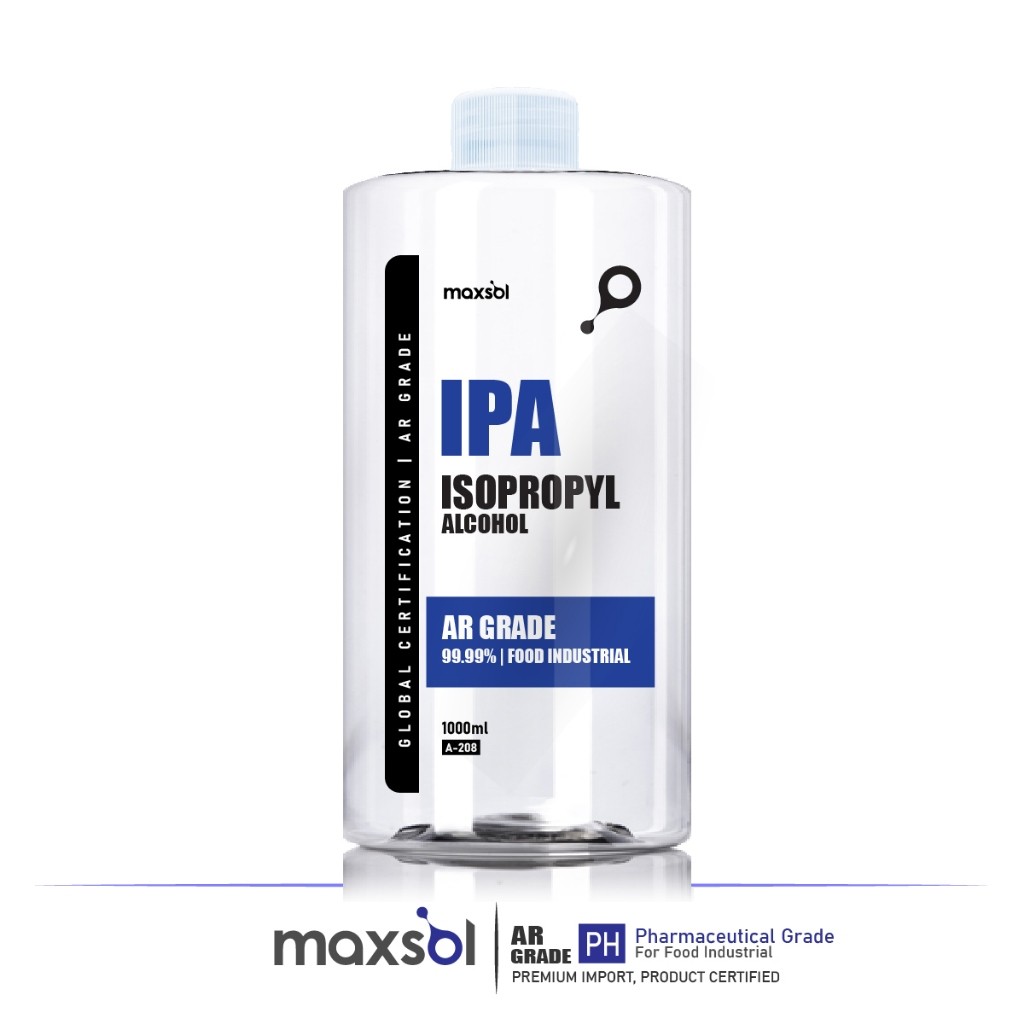 IPA : Isopropyl Alcohol 99.9% AR Grade.