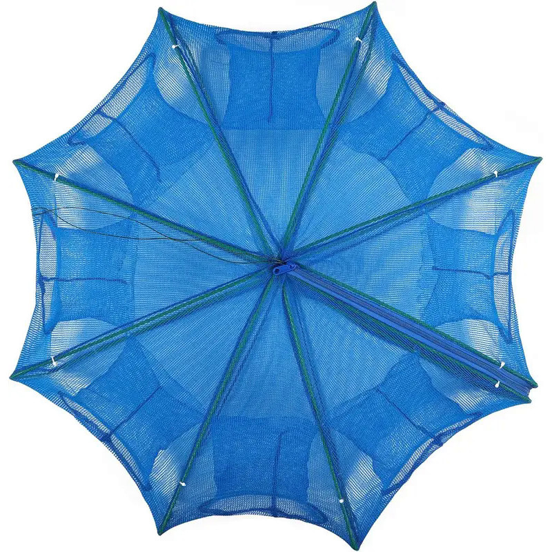 Crawfish Trap Crayfish Trap Fish Crab Traps for Blue Crabs Foldable Fishing Bait Trap Cast Net Cage 