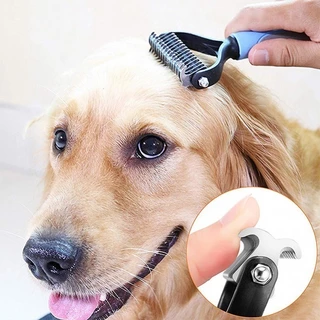 Professional สัตว์เลี้ยง Deshedding แปรงสุนัขผม Remover สัตว์เลี้ยงขนสัตว์ Knot เครื่องตัด Puppy Cat หวีแปรงสุนัข Grooming อุปกรณ์ส่อง