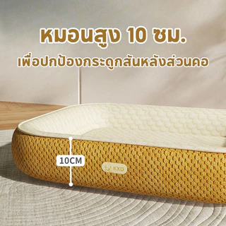SKISOPGO ที่นอนเย็น ที่นอนสัตว์เลี้ยง ที่นอนหมา ไฟเบอร์ความรู้สึกเย็น Bean Bean Granules นุ่มสบาย
