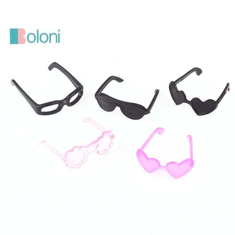 [Boloni] 20 ชิ้นแว่นตาพลาสติกรอบกรอบแว่นตาสําหรับตุ๊กตาสูงเด็กแว่นตาตุ๊กตาอุปกรณ์เสริมใหม่