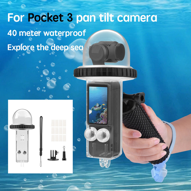 เคสกล้อง กันน้ํา 40 เมตร อุปกรณ์เสริม สําหรับ DJI OSMO POCKET 3