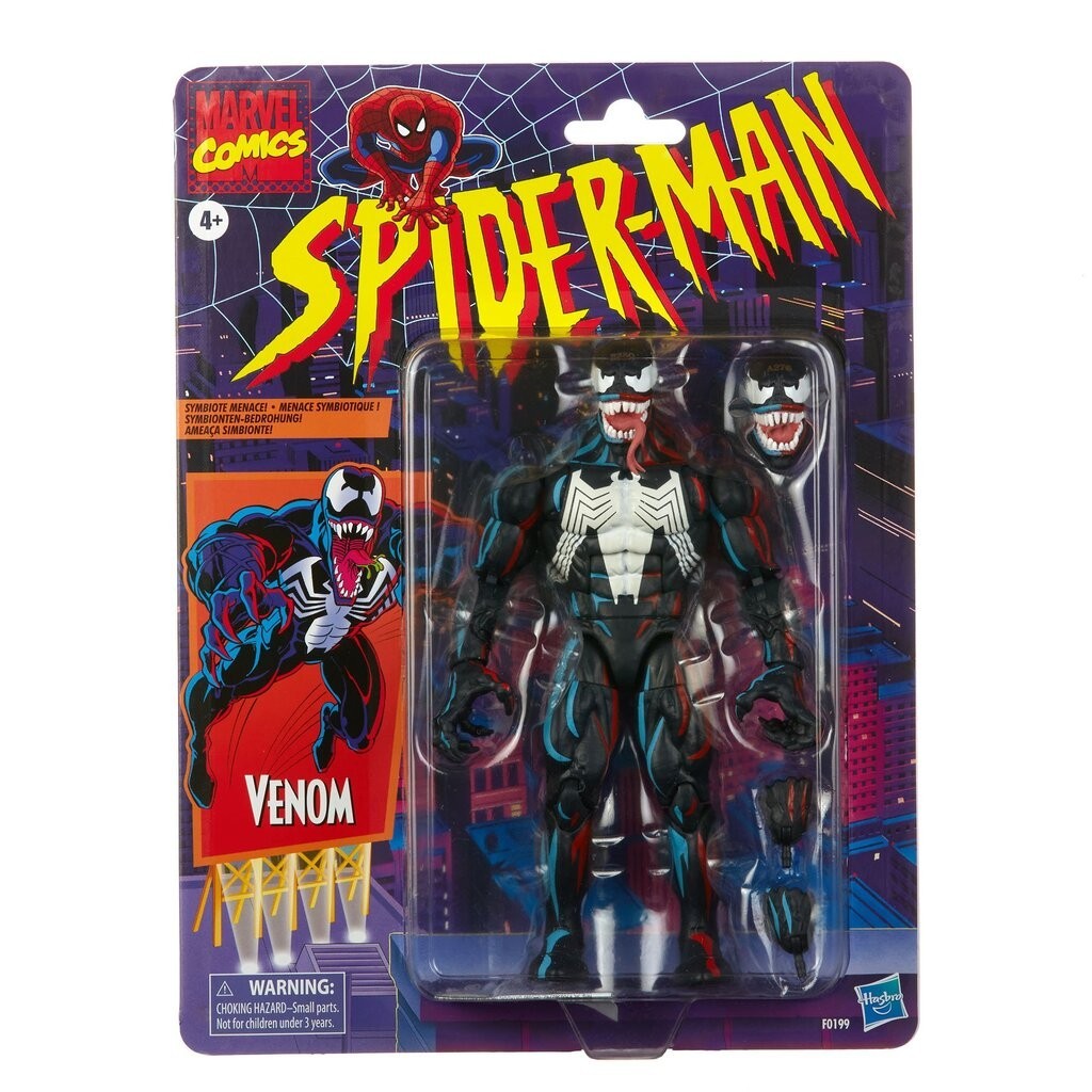 Hasbro Marvel Legends Retro Collection Venom (SDCC 2021) 6-inch Scale Figure ฮาสโบร มาร์เวล เลเจนด์ ซีรี่ย์ส หุ่นโมเด...