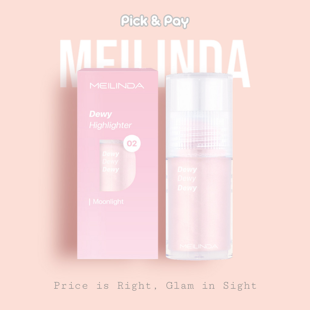 Meilinda Dewy Highlighter ไฮไลท์ เนื้อลิควิด กลมกลืนกับผิวอย่างเป็นธรมมชาติ (MC5095)