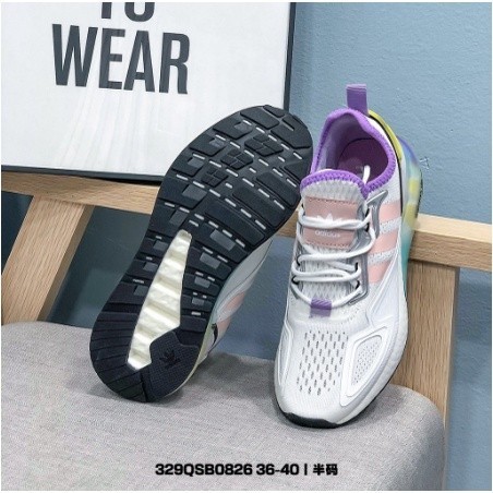 Adidas Ready Stock Adidas ZX 2K Boost Popcorn Classics Women's Running shoes