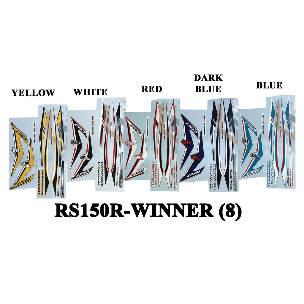 RS150R-WINNER (8) Body Stripes