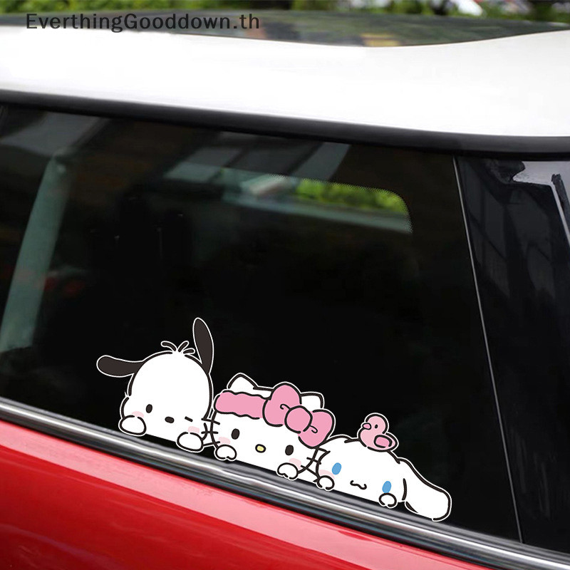 Ever สติกเกอร์ ลาย Sanrio Kawaii Kuromi น่ารัก สําหรับติดตกแต่งรถยนต์ รถบรรทุก รถมอเตอร์ไซด์ ยานพาหนะ TH