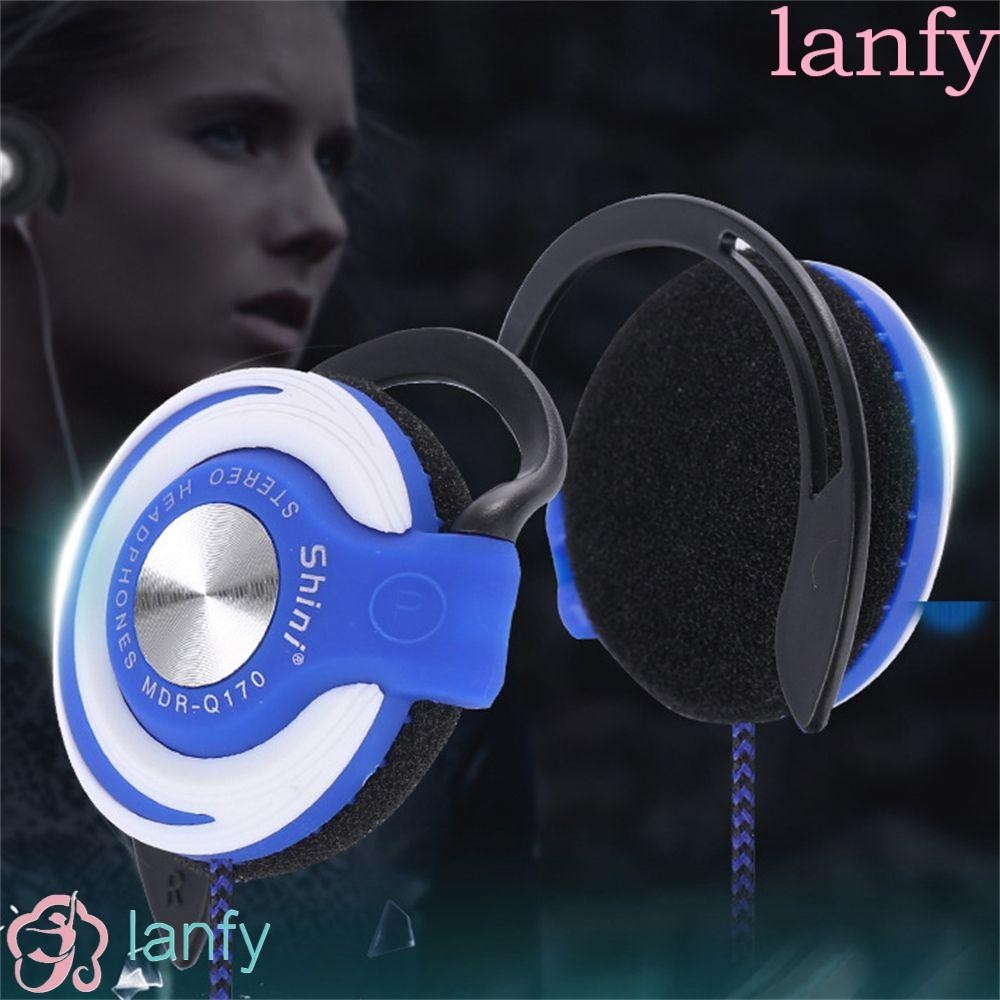 Lanfy ชุดหูฟังสเตอริโอ FM และ Over-ear 3.5 มม. ปลั๊ก HIFI เสียงเบส