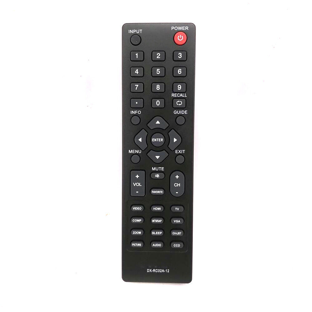 ใหม่ DX-RC02A-12 สําหรับเกือบทั้งหมด DYNEX TV รีโมทคอนโทรล DX-RC01A-13 DX-26L150A11