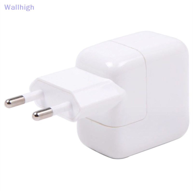 Wallhigh&gt; อะแดปเตอร์ชาร์จโทรศัพท์มือถือ 10W 2.1A USB สําหรับ IPhone 4s 5 5s 6 Plus IPad Air Min