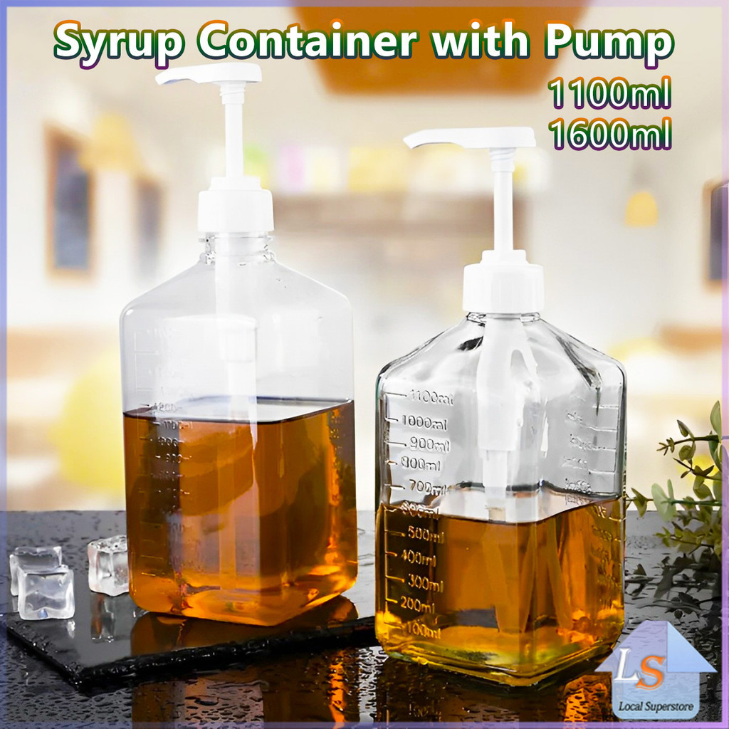 ขวดหัวปั้ม ขวดน้ำเชื่อม ขวดน้ำมัน 10 cc  syrup bottle