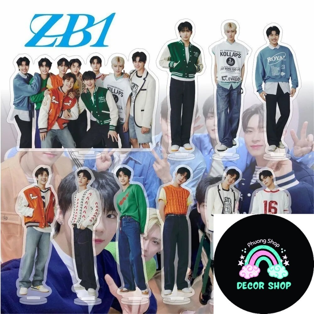 Standee รุ่น ZB1 ZEROBASEONE Kim Taetrae Ricky Kim Gyuvin Park Gunwook Han Yujin Study มุมอุปกรณ์ตกแ