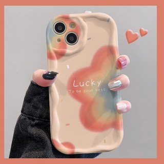【ส่งจากไทย】จัดส่งภายใน 3 วัน เคสไอโฟน11 เคส For iPhone 11 12 13 14 15 Pro Max 7 8 Plus SE Case ดอกไม้สีรุ้งการไล่ระดับสี