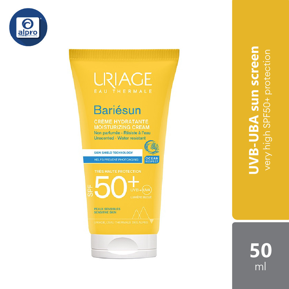 Uriage Bariesun Moisturizing Cream Spf50 + ( ไม ่ มีกลิ ่ น ) 50ml