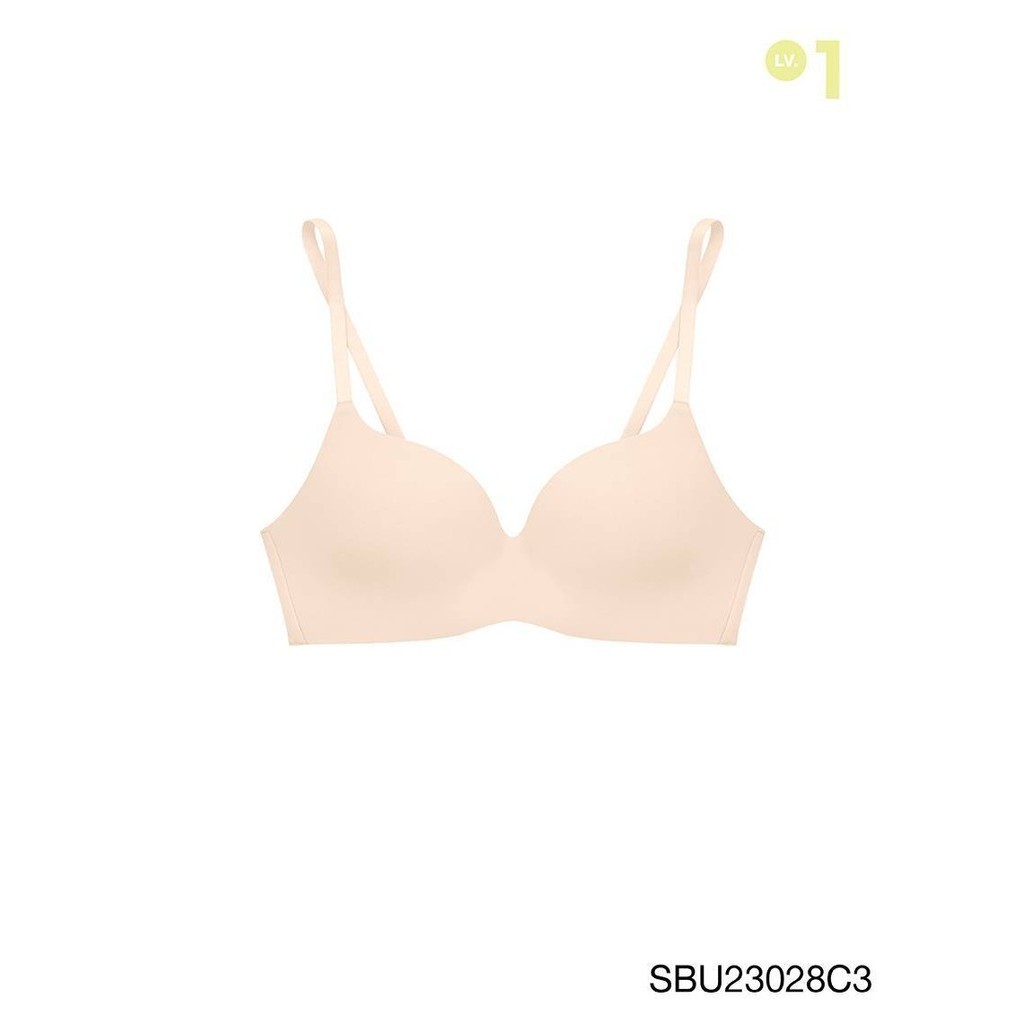 SABINA BRALESS | PRETTY PERFECT เสื้อชั้นในไม่มีโครง รหัส SBU23028C3 สีเนื้อเข้ม