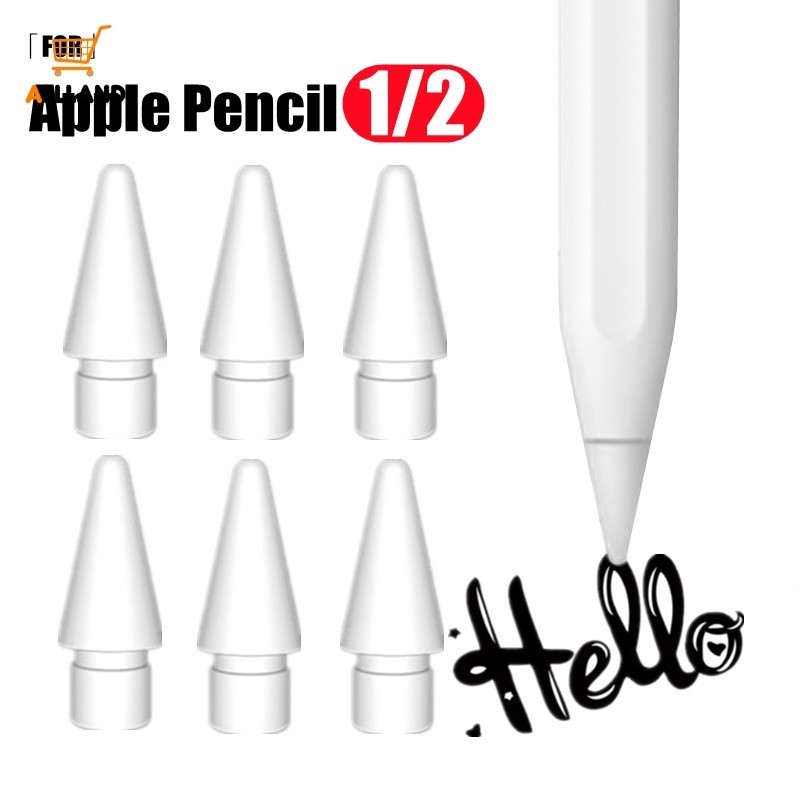 พร้อมส่งจากไทยหัวปากกาสไตลัส พลาสติก คุณภาพสูง แบบเปลี่ยน สําหรับ Apple Pencil 1st 2nd