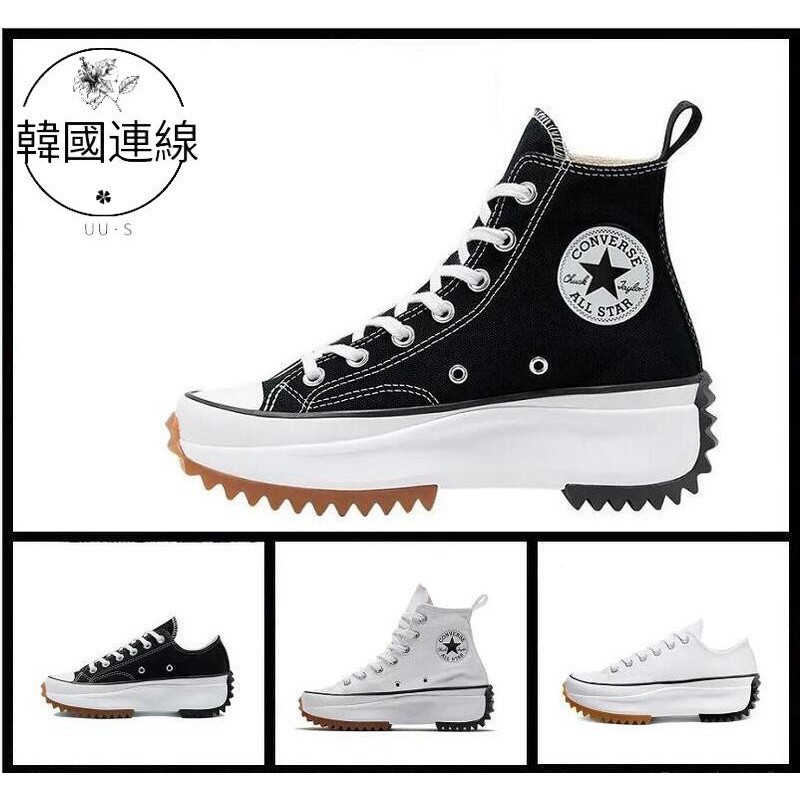 ♞,♘,♙Converse CONVERSE 1970S Run STAR Hike Canvas Shoes ALL STAR Casual Shoes Girls Height Increasi