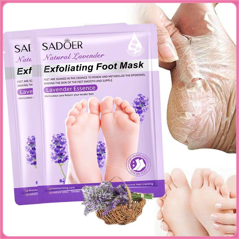 【YTL】เท้า เพิ่มความชุ่มชื้มให้ผิว หน้ากากเท้า สารสกัดจากนมแพะ  สูตรผลัดเซลล์ผิวบำรุงผิวเท้านุ่มชุ่มชื้น